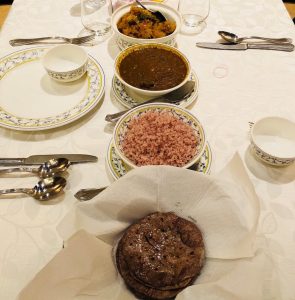 A Pahadi can relate to this Pahadi Thali includes Alu Gutke, Red Rice, Gahat Dal and Madua Roti