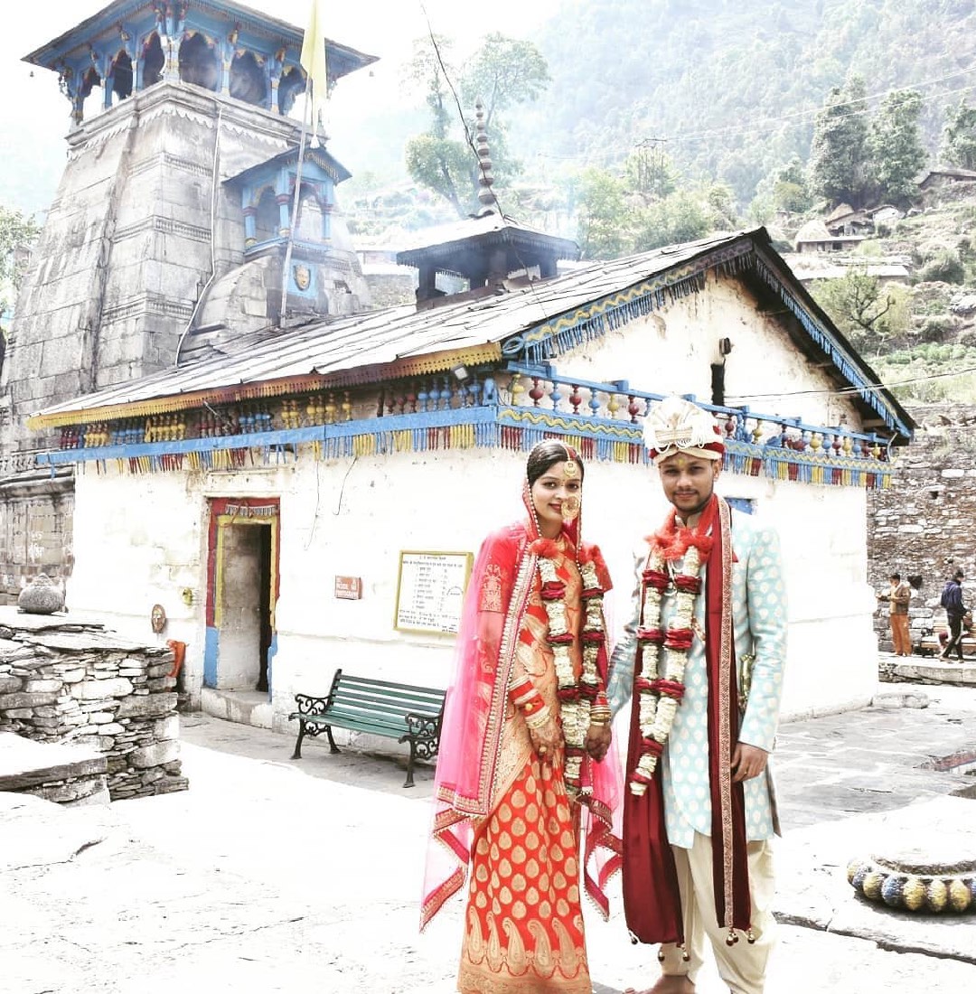 Wedding a Triyuginarayan Mandir