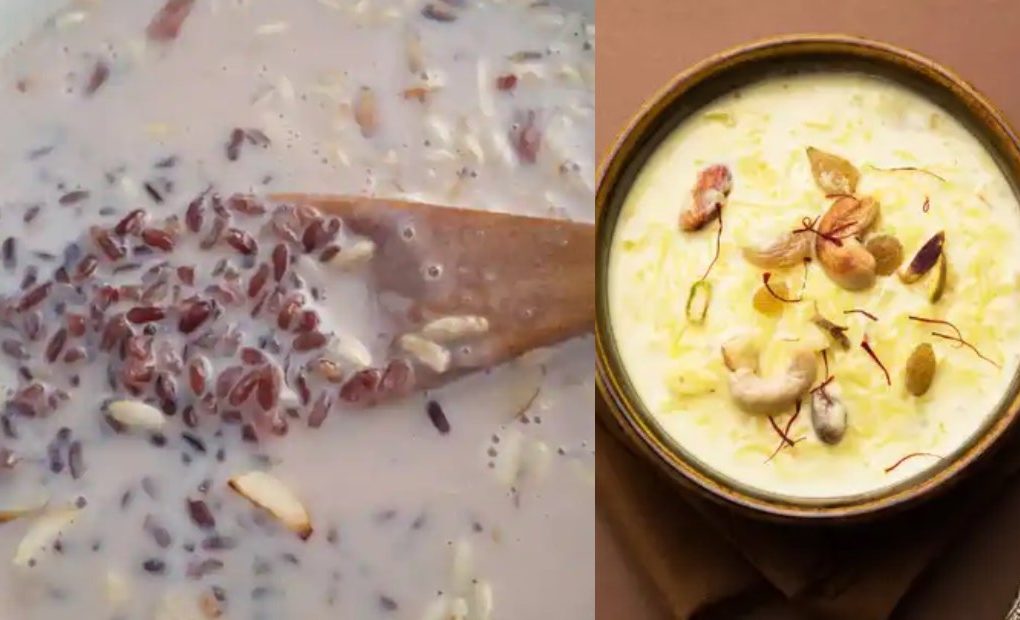 Red Rice and Jhangora Kheer