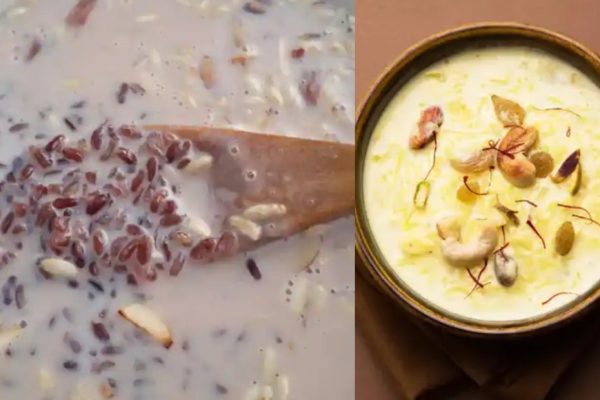 Red Rice and Jhangora Kheer