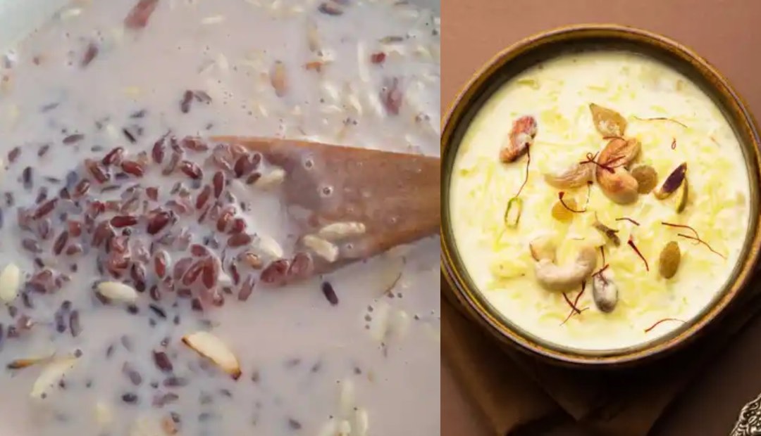 Red Rice and Jhangora Kheer